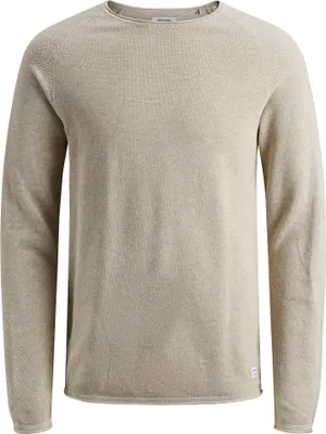 Image de JACK & JONES Pull à manches longues en tricot Sweat en coton Chemise JJEHILL Taille : M