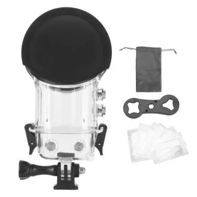 Image de Housse de plongée sous-marine, 50 m, IPX8, étanche, boîtier de plongée pour caméra avec support pour accessoires Insta360 ONE X3