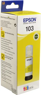 Produktbild von Epson EcoTank 103 Druckertinte-Nachfüllset - Gelb - Tintenstrahl - 1 er Pack
