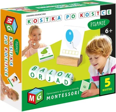 Produktbild von MULTIGRA Montessori Würfel/Knochen-pis.5 Würfel 05808