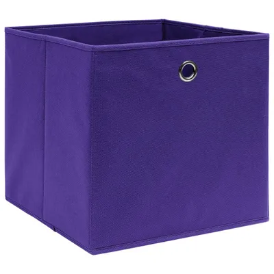 Immagine prodotto di Contenitori 4 pz in Tessuto non Tessuto 28x28x28 cm Viola