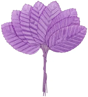 200 Stück Lila Künstliche Blätter Set - DIY Tortenkranz - Blumenarrangement - Hochzeitsdekoration
