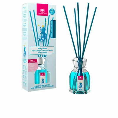 Produktbild von Cristalinas Reed Diffuser 40ml Fresh Cologne, Duftflasche, Schilfaroma-Diffusor