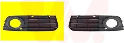 Zdjęcie produktu dla VAN WEZEL Kratka wentylacyjna Grill Zderzak do AUDI A4 Avant (8K5, B8) z otworem/otworami na światła przeciwmgielne