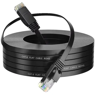 Zdjęcie produktu dla Kabel Ethernet, CAT 6, wysoka prędkość, czarny, 1 m