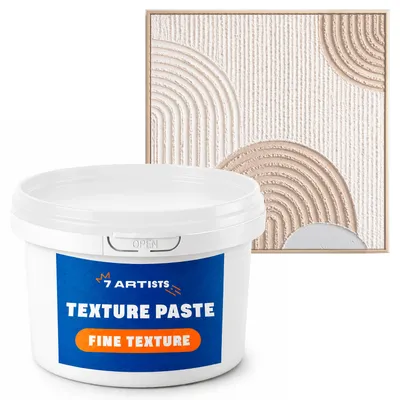 Produktbild von 7 Artists Texture Strukturpaste für Acrylmalerei Fein 280 ml - Spachtelmasse Acrylmalerei/Strukturpaste Leinwand & Kunstmalerei für Erwachsene