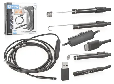 Obrázok produktu pre Inšpekčná endoskopická kamera 2m, priemer kamery 5,5mm, USB-C
