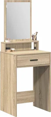 Produktbild von "2026 Aktion"Schminktisch Modernes Design - Kosmetiktisch/Frisiertisch - Sonoma-Eiche 50x41x140 cm Holzwerkstoff DEMöbel 2149923