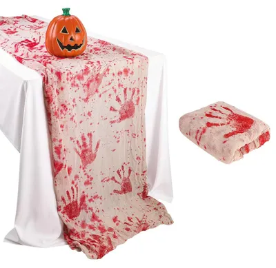 Produktbild von Halloween Tischläufer blutige Gaze 299 x 89 cm