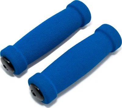 Zdjęcie produktu dla Chwyty rowerowe V BIKE, piankowe. Niebieski. 125 mm