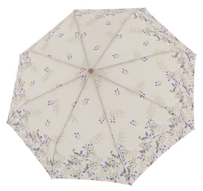 Produktbild von doppler Taschenregenschirm Regenschirm Nature Mini Umbrella Eden beige