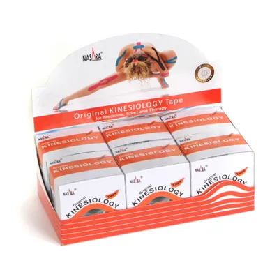 Zdjęcie produktu dla NASARA Kinesio Tape | 5cm x 5m (pudełko 6 sztuk)