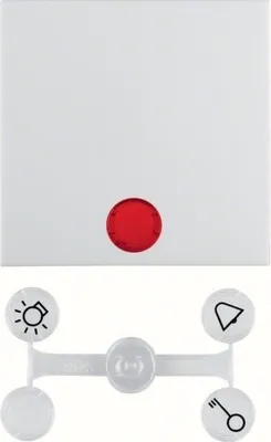 Immagine prodotto di Bilanciere con 5 lenti chiuse bianco polare lucido Berker 5316218999