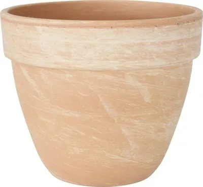 Produktbild von Spang Pflanztopf Levante 25cm Ø30cm hell marmoriert, Topfpflanzer, Freistehend, Ton, Braun, Marmorfarbe, Rund, Drinnen/Draußen