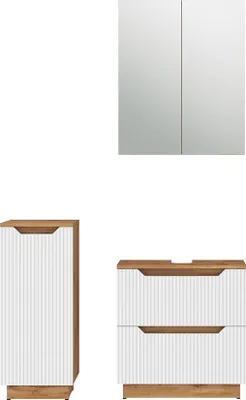 Image de Meubles bain Vicco Lotta Blanc 3 pièces, Model 59451