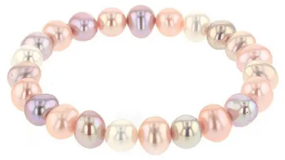 Produktbild von Luna-Pearls - 104.0308 - Armband - Süßwasserperlen 8-8,5 mm