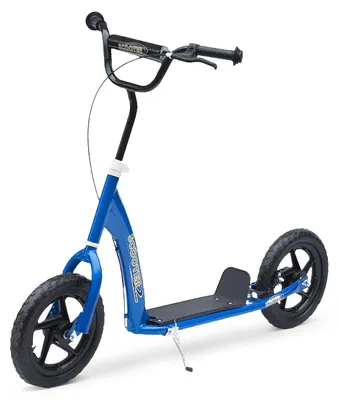 Productafbeelding van HOMCOM kinderloopfiets met achterrem, 12 inch, blauw