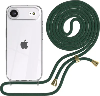 Produktbild von EAZY CASE Handykette mit Hülle für Apple iPhone Air Backcover Handykette, zum Umhängen in Grün
