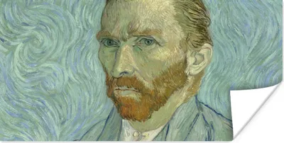 Produktbild von MuchoWow® Poster Selbstporträt - Vincent van Gogh 120x60 cm - Bild