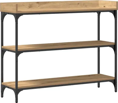 Obrázek produktu pro vidaXL Konzolový stolek s policí Artisan dub 100 x 30 x 80 cm