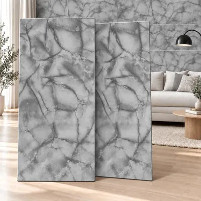 Obrázek produktu pro Polystyrenové panely XPS Styrofoam 100x50 cm - imitace mramoru s betonovým vzhledem | Lehké obklady stěn Stropní panely Moderní design interiéru 0,5m², Obrázek vytvořený pomocí AI