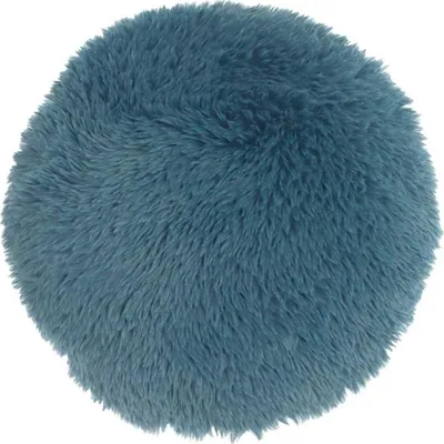 Zdjęcie produktu dla Poduszka dekoracyjna okrągła MATS 40 cm, niebieska