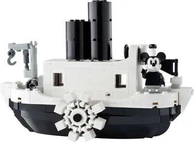 Obrázek produktu pro LEGO Disney Mini Steamboat Willie, Sada na stavění, 9 rok/roky, Plast, 424 kusů, 494 g