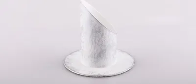 Produktbild von Kerzenleuchter Ø für Kerzen 4 cm Eisen, silber weiß, rund
