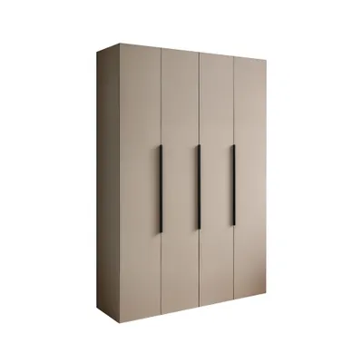 Produktbild von Drehtürenschrank Kleiderschrank Schrank 160 cm Beige farben viertürig