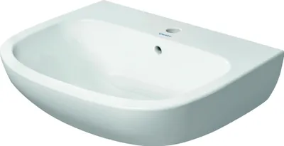 Obrázek produktu pro Duravit D-Code, umyvadlo, bílé, lesklé, 600 mm, 23106000002, 1 ks.