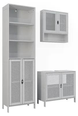 Immagine prodotto di Set di mobili da bagno Vicco Liora Bianco 3 parti, Model 59930