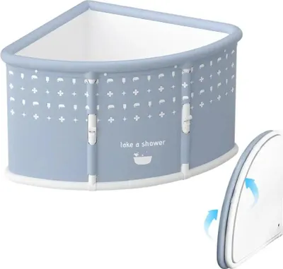 Obrázek produktu pro Vana, přenosný design, skládací, šedá