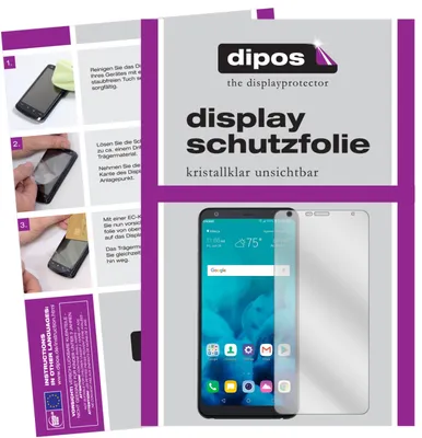 Produktbild von 2x Schutzfolie für LG Stylo 4 klar Displayschutzfolie Folie Display Schutz dipos