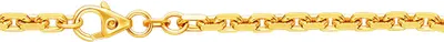 Produktbild von Ankerkette diamantiert Länge 21cm - Breite 3,0mm - 333-8 Karat Gold