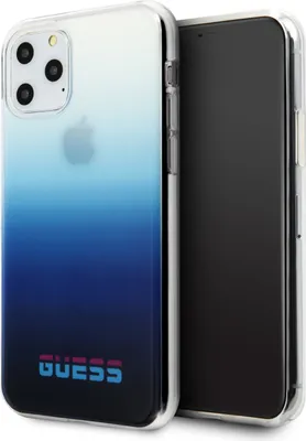 Produktbild von Guess GUHCN58DGCNA iPhone 11 Pro niebieski/gradient blue hard case California Schutzhülle