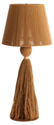 Produktbild von Tischlampe - gelb - Espino - textil - schreibtischlampe - E27 - 1894860 - Light & Living