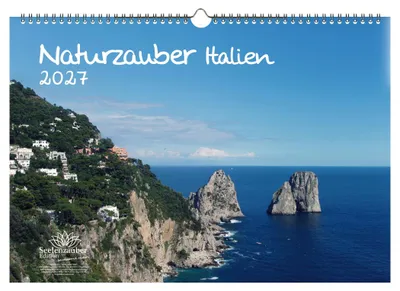 Produktbild von Naturzauber Italien DIN A3 Kalender für 2027 Rom Urlaub Strand Meer