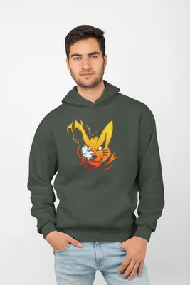 Produktbild von D&B Uni Hoodie AN00006 Naruto Waldgrün-Größe 2XL