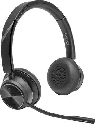 Produktbild von HP Poly Savi 7420 Office DECT 1880-1900 MHz Stereo-Headset, Kabellos, 20 - 20000 Hz, Büro/Callcenter, 160 g, Kopfhörer, Schwarz