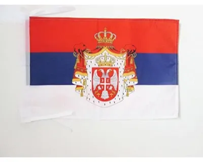 Flagge Königreich Serbien 1882-1918, 45x30 cm, Polyester 100D