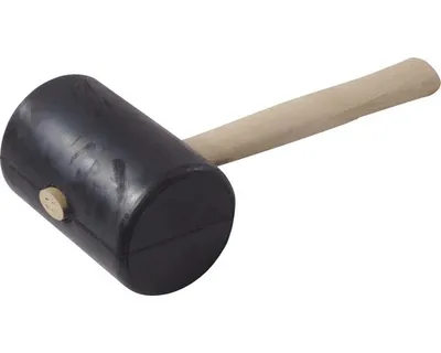Obrázok produktu pre Gumená palička 90 mm, drevená rukoväť