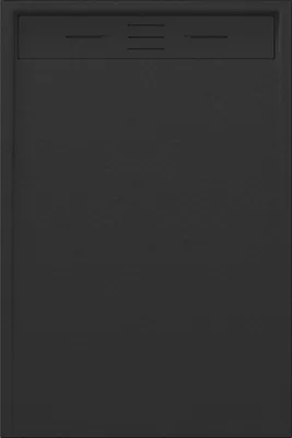 Produktbild von Granitan | Duschwanne VIVA - 120 x 80 cm - Schwarz - Antirutsch-Oberfläche - Elegantes Design
