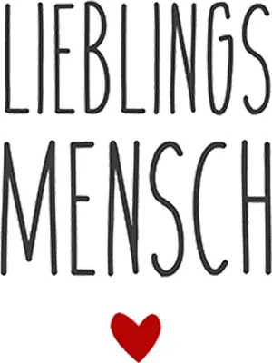 Produktbild von 20 Servietten Lieblingsmensch mit Herz 33x33cm