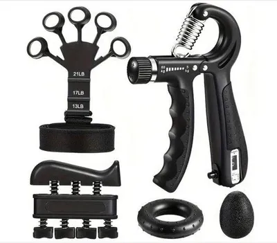 Produktbild von Hand- und Fingertrainingsset mit 5 Teilen