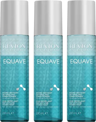 Produktbild von Revlon Equave Hydro Instant Detangling Conditioner 3x 200 ml