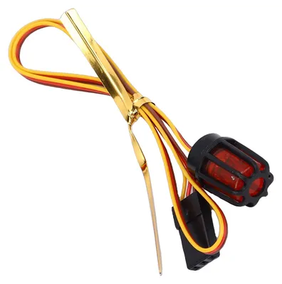 Obrázok produktu pre Diaľkovo ovládané auto s LED blikajúcimi svetlami, výstražná lampa, blikajúce a rotujúce majákové svetlo pre RC auto, červené