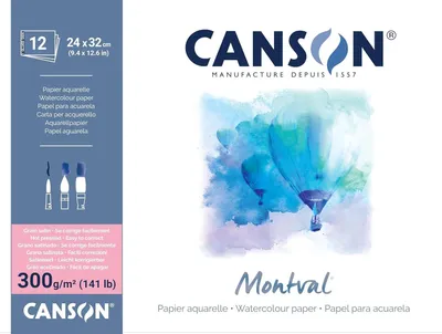 Obrázek produktu pro CANSON C518408004 CANSON Akvarelový blok "Montval", 240 x 320 mm, 300 g/m2