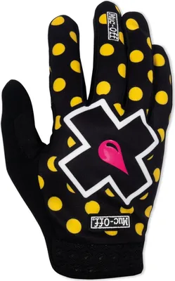 Immagine prodotto di Guanti da ciclismo unisex Muc Off, giallo a pois, taglia S