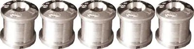Imagen del producto de Tornillo para plato de cadena Gebhardt, aluminio, 9 mm + tuerca, para plato de 2 velocidades (unidad de 5)