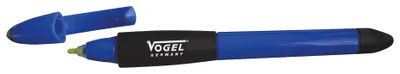 Produktbild von Vogel Germany Ätzstift blau Markieren von Metallen, Aluminium mit Halter 2 Minen